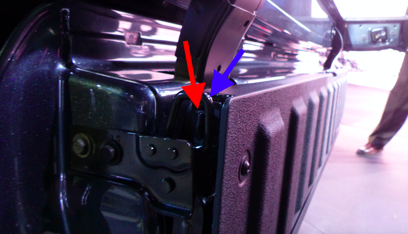 Illustration for article titled Here's Exactly How The 2019 GMC Sierra's Six-Way Tailgate Works